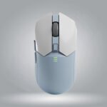IVY TRIPLE DEVICE BLUETOOTH MOUSE (BLUE & WHITE)