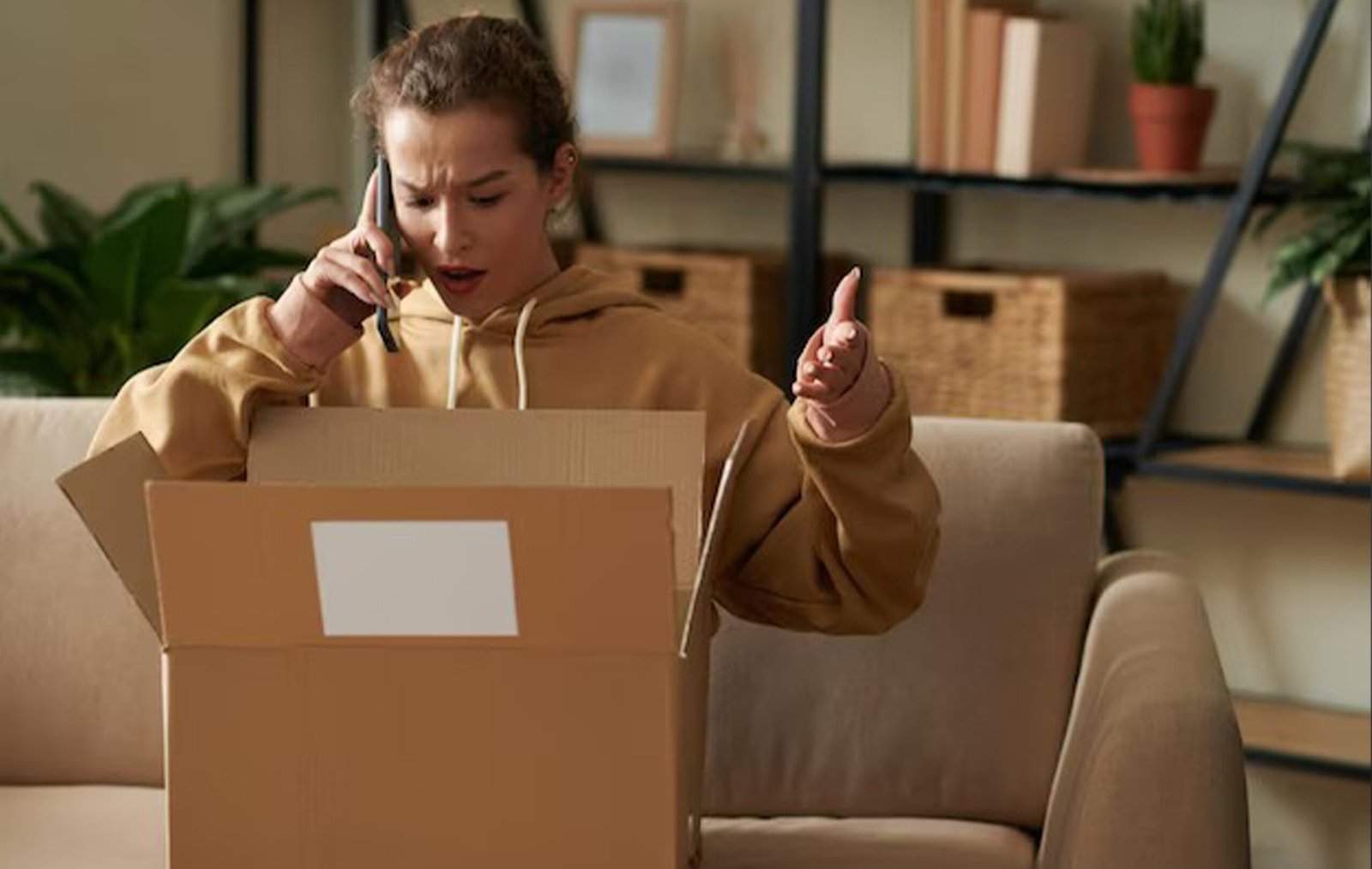 Damaged package delivery